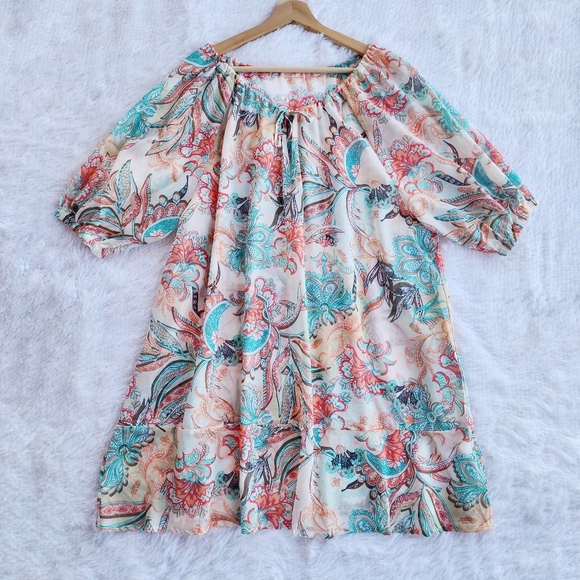 Cupshe Other - Cupshe Floral Swimsuit Coverup Dress